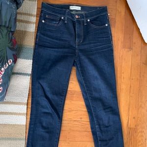 Size 27 Regular Madewell High Riser Skinny